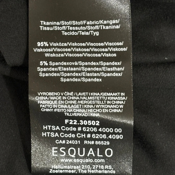 Esqualo Fancy Pleats Blouse NWT - Picture 4 of 4